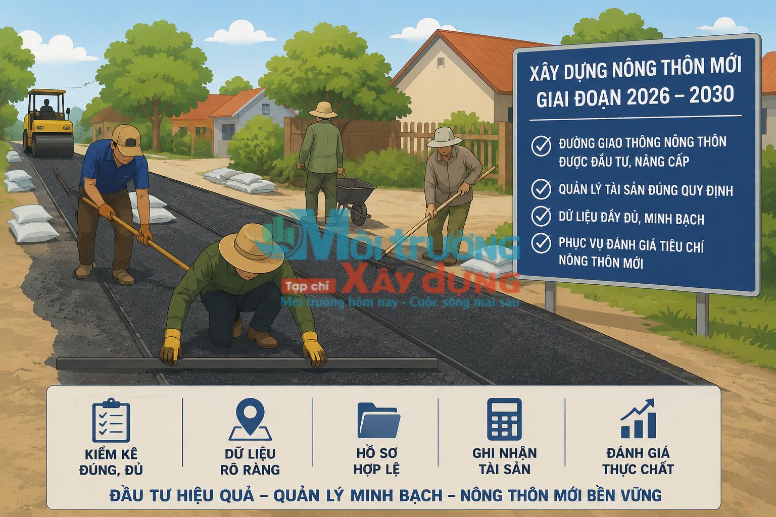 Góp ý xây dựng nông thôn mới: Phải “đếm đúng – ghi đủ – quản lý rõ” tài sản hạ tầng giao thông